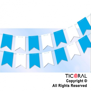 Guirnalda de banderines de tela con banderines de tela con diseño de  sirena, color morado, azul aguamarina y blanco, para cumpleaños, boda,  despedida