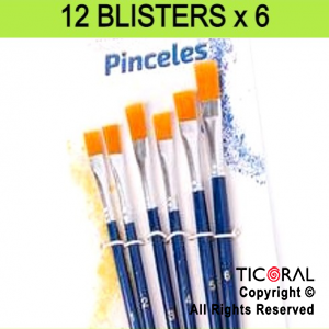 Pincel Surtido - Set de 6 pinceles