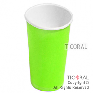 SOLID VASO POLIPAPEL MANZANA 266ML HS449-17 x 8