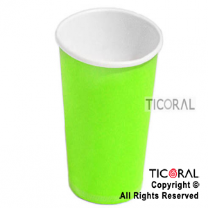 SOLID VASO POLIPAPEL MANZANA 266ML HS449-17 x 8