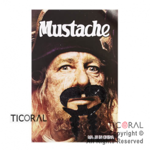 BIGOTE CON ADHESIVO HS6068-4 x1