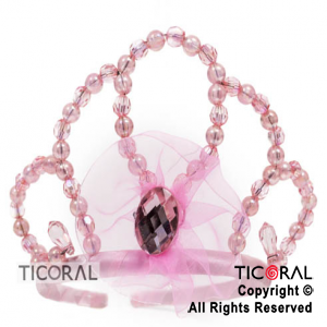 TIARA PIEDRA DIAMANTE C/VOLADO TELAHS6007Ax 1