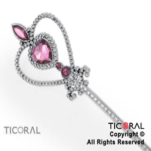 VARITA CON DIAMANTE ROSA CORAZON HS6372-2 x 1