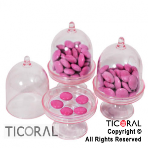 ENVASE CAPSULA POSA CUPCAKE PARA CARAMELOS Y GOLOSINAS ROSA HS6891-2 X 3