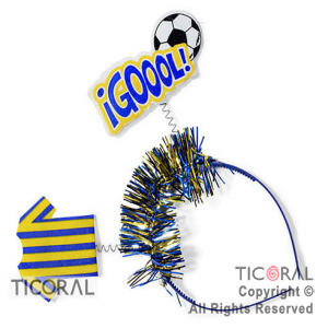 VINCHA FUTBOL ROSARIO CENTRAL HS6708-8 x 1