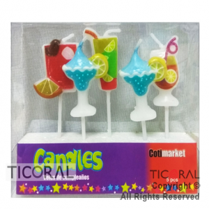 VELA SET COCTAIL FIESTA HS7701 X 5 x 1