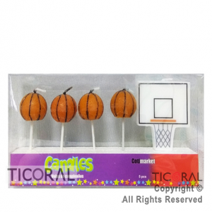 VELA SET PELOTAS DE BASQUET Y ARO DE BASQUET HS7711 X 5 x 1