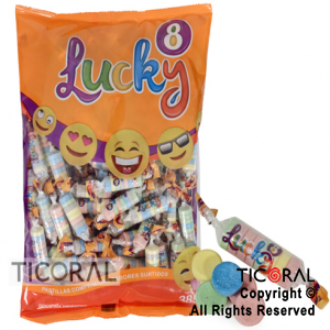 GOLO PASTILLAS LUCKY 8 x APROX 100 UNIDADES x 385GR