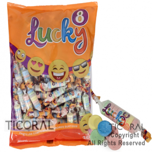 GOLO PASTILLAS LUCKY 8 x APROX 100 UNIDADES x 385GR