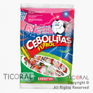 CHUPETIN CEBOLLITAS FUTBOL X 6GR C/U x 40 unidades x1