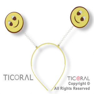 VINCHA EMOTICON CARITA SMILE HS7526-3 x 1