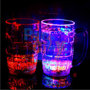 VASO LUMINOSO TRANSPARENTE CHOPP CM HS8506 x 1