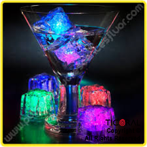 HIELO CON LUZ LUMINOSO DE COLORES 12 HS8509 X 1