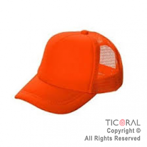 SOMBRERO VISERA FLUO NEON NARANJA CAP x 1