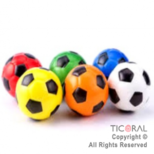 PELOTA DE FUTBOL ( 7CM DIAM) HS8733 x 6