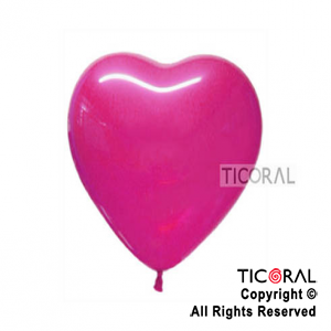 GLOBO S CORAZON 12 FASHION 012 FUCSIA x 50