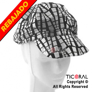 SOMB GORRA TREN PLATA Y NEGRO HS2684-2 x 1