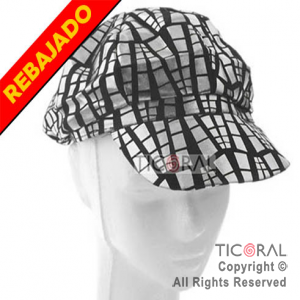 SOMB GORRA TREN PLATA Y NEGRO HS2684-2 x 1