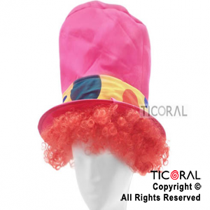 SOMB GALERA PAYASO PELO FUCSIA HS4010-2 x 1