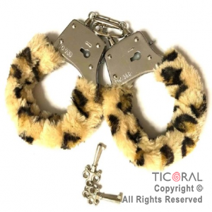 ESPOSAS DE PELUCHE ANIMAL PRINT x 1