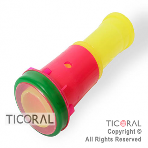 CORNETA CLAXON TRUENO FLUO x 1