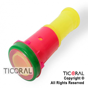 CORNETA CLAXON TRUENO FLUO x 1