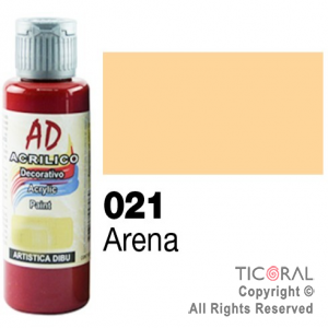 ACRIL.DECOR.AD 021 ARENA 60ML X 6 UNIDADES