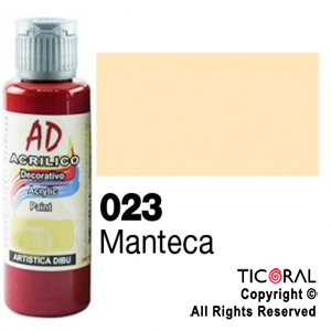 ACRIL.DECOR.AD 023 MANTECA 60ML X 6 UNIDADES