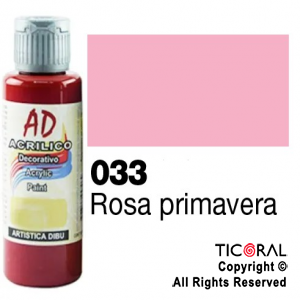 ACRIL.DECOR.AD 033 ROSA PRIMAV 60ML X 6 UNIDADES