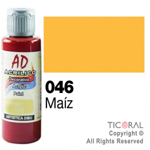 ACRIL.DECOR.AD 046 MAIZ 60ML X 6 UNIDADES