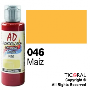 ACRIL.DECOR.AD 046 MAIZ 60ML X 6 UNIDADES