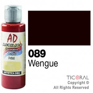 ACRIL.DECOR.AD 089 WENGUE 60ML X 6 UNIDADES