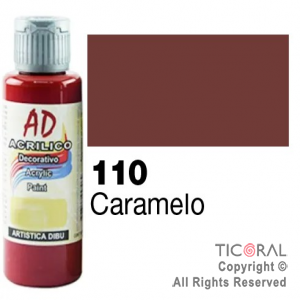 ACRIL.DECOR.AD 110 CARAMELO 60ML X 6 UNIDADES