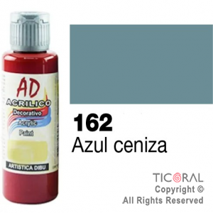 ACRIL.DECOR.AD 162 AZUL CENIZA 60ML X 6 UNIDADES