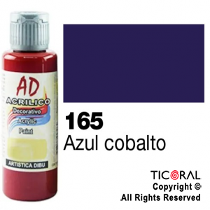 ACRIL.DECOR.AD 165 AZUL COBALTO 60ML X 6 UNIDADES