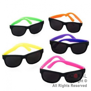 ANTEOJO RB NEGRO PATILLAS FLUO SURTIDO x 1