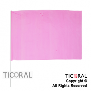 BANDERA PLAST FLUO 40X60CM FUCSIA x 20