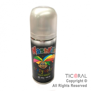 PINTA PELO NASHVILLE EN AEROSOL PLATA X 80GR x 6