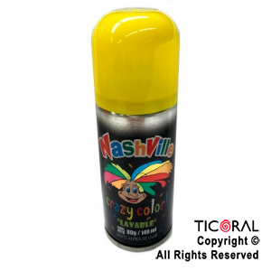 PINTA PELO NASHVILLE EN AEROSOL AMARILLO X 80GR x 6