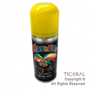 PINTA PELO NASHVILLE EN AEROSOL AMARILLO X 80GR x 6