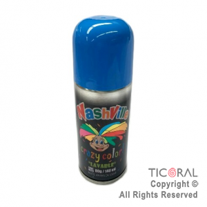 PINTA PELO NASHVILLE EN AEROSOL AZUL X 80GR x 6