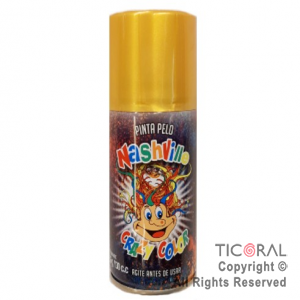 PINTA PELO NASHVILLE EN AEROSOL DORADO X 80GR x 6