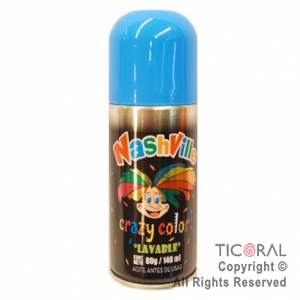 PINTA PELO NASHVILLE EN AEROSOL CELESTE X 80GR x 6