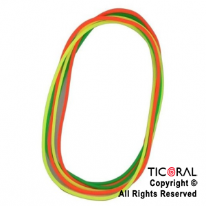 COLLAR PLASTICO FLUO COLORES SURTIDOS X 6