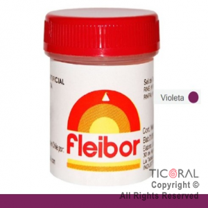 COLORANTE FLEIBOR VIOLETA PASTA 15GR x 4