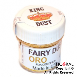 COLORANTE EN POLVO FAIRY GLITTER KD ORO 4GR x 4