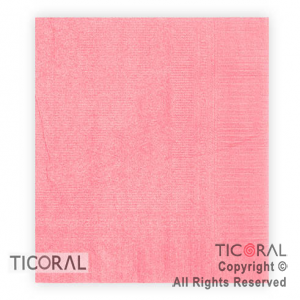 SERVILLETA PLENA ROSA 33X33 SELECTA x 20