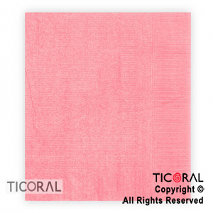 SERVILLETA PLENA ROSA 33X33 SELECTA x 20