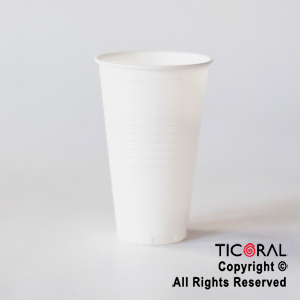 VASO 180CC LISO BLANCO x 100 BELLA CUP