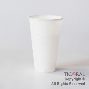 VASO 180CC LISO BLANCO x 100 BELLA CUP